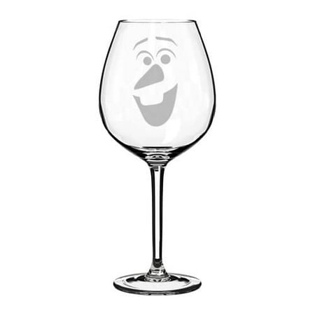 

MIP Wine Glass Goblet Snowman Face Christmas (20 oz Jumbo)