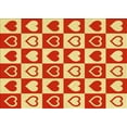 thumbnail image 1 of Ahgly Company Machine Washable Indoor Rectangle Transitional Red Area Rugs, 8' x 12', 1 of 7