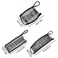 thumbnail image 4 of KRONDO Stretch Banana Clip Double Side Lazy Women Hair Comb Hair Easy Bun Accessories Styling Curly Tool Thi Maker R9V7 Ponytail Mohawk, 4 of 7