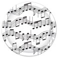 thumbnail image 1 of Platos de notas musicales (paquete de 12) The Beistle Company 58073, 1 of 1