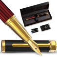 thumbnail image 1 of Set de pluma estilográfica Ellington Pens Crimson Blend con punta fina, 1 of 7