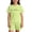 Light Green&&100, variant on CONROSES Toddler Girls Casual Clothes Set Letter Graphic Y2K Short Sleeve T Shirts Shorts Outfits for Kids, Sizes 4-5 Years