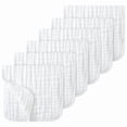 thumbnail image 2 of Jodue Clearance Muslin Burp Cloths 100% Cotton Large 20''x10'' Baby Essentials, Extra Soft and Absorbent Baby Burping Cloth for Boys Girls, Gray, 6 Pack, 2 of 7