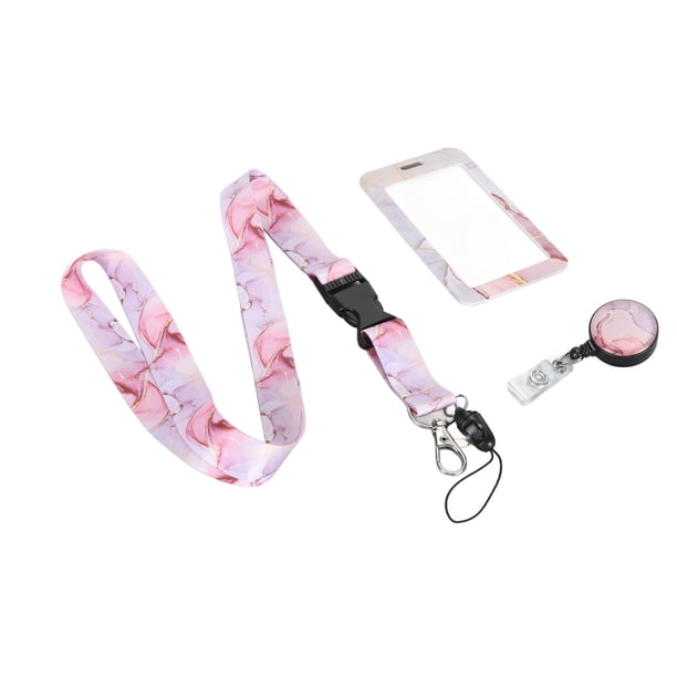 Porta Credencial, Credencial De Identificación De Seguridad Retráctil Con Cordón Separable Para Enfermeras Para La Escuela
