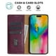 thumbnail image 3 of N.BEKUS CSJ-001 For iPhone 17 Pro Max Stand Case PU Leather Wallet Phone Cover -, 3 of 5