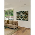 thumbnail image 4 of Marmont Hill - "Blue and Black" Painting Art Print on Natural Pine Wood, 4 of 5
