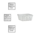 thumbnail image 5 of 47Th & Main Cesta De Bayas De Porcelana Mediana Blanca, 5 of 5