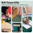 thumbnail image 4 of AdirOffice Tapis de Coupe Réversible Auto-Cicatrisant 12 Po x 18 Po, Vert/noir 2 Pack, 4 of 9