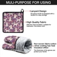 thumbnail image 7 of Goldendoodle Dog and Flower Floral Kitchen Oven Mitt and Pot Holder Sets 2 Pcs for Baking, Cooking and Grilling, Heat Resistant Up To 392 °F, 7 of 7