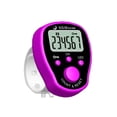 thumbnail image 1 of Stitch Marker Row Fingertip with LED Light LCD Electronic Digital Display Tally Timing for Golf Knitting Weave Rose Red 4.5*3.5*1.2cm, 1 of 9