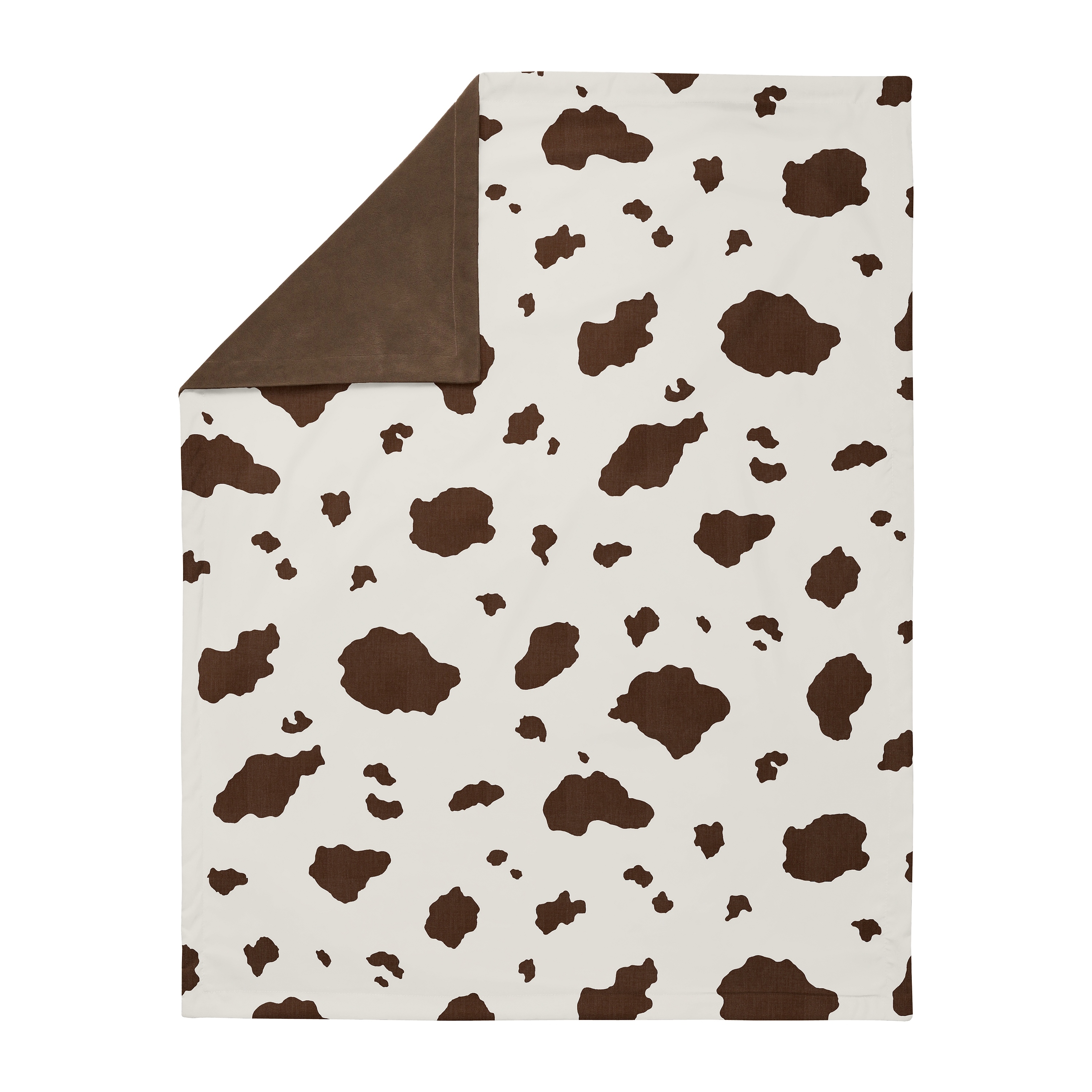 Sweet Jojo Designs Wild West Cowboy Brown and Off White Baby Security Blanket