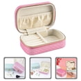 thumbnail image 1 of unbranded Organizador Portátil Para Joyería De Viaje Rosa Con De Cremallera Para Almacenamiento Seguro, 1 of 8