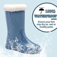 thumbnail image 2 of AUXDIQ Wellington Boots Women Mid-calf Wellies Waterproof Rain Boots Outdoor Garden Shoes, 2 of 6