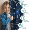 thumbnail image 3 of Blackout Kids Curtains,Math Equations Algebra Formulas Blue Pattern Childrens Insulated Curtains Set Of 2,Bedroom Essentials,Toddler Room Decor 42"x54", 3 of 5