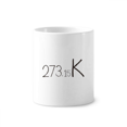 thumbnail image 1 of Conocimiento unidad Kelvin Titular de cepillo de dientes de cerámica taza de regalo pluma blanco taza 350ml, 1 of 2