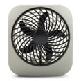 thumbnail image 2 of Treva 5 inch Portable Battery Powered 2 Speed Desktop Fan, Gray, 2 of 11