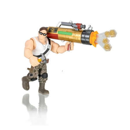 Roblox Imagination Collection - Davy Bazooka Figure Pack [Includes Exclusive Virtual Item]
