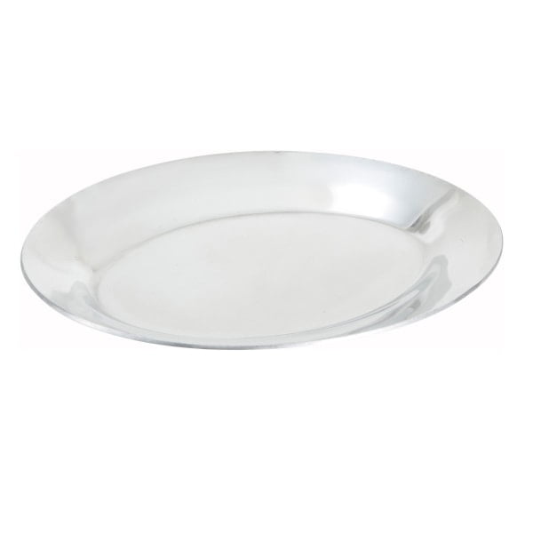 14x8.75-Inch Heavy Stainless Steel Oval Platter Winco OPL-14 