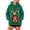 ZC-Green-womens pet pouch hoodie, variant on Frostluinai Womens Cats Hoodie with Pouch Zipper Fuzzy Fleece Pet Carrier Sweatshirt Christmas Reindeer Print Zippered Pet Pouch Adjustable Hole Pockets