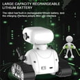 thumbnail image 4 of RKSTN Christmas Remote Control Robot Christmas Present-Remote Control Robot Toy Children's Sound and Dancing Charging Mobile Robot Boy Toy Christmas Gifts, 4 of 7
