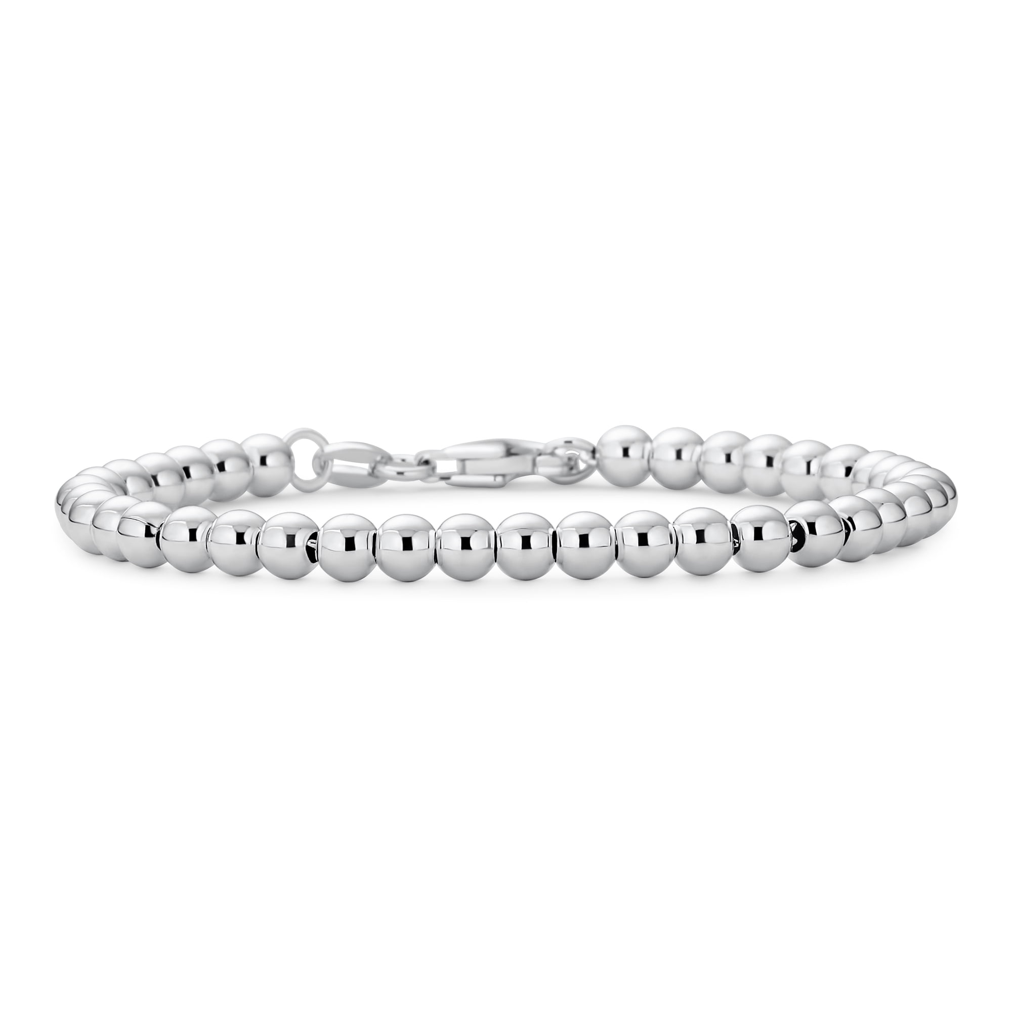 Bracelet Argenté Vintage Perles Et Pampilles - Ajustable, Style Bohème, Occasion