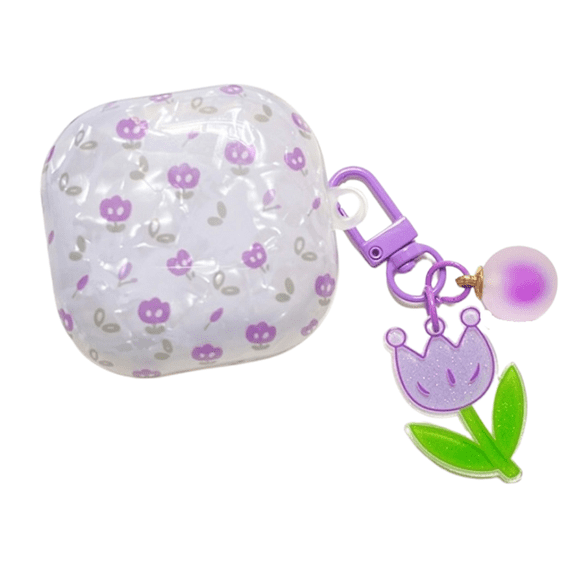 Galaxy Buds Pro Case Galaxy Buds live Case - CASELIX Compatible with Samsung Galaxy Buds 2 Case and Samsung Galaxy Buds Live Case - Floral Pearl