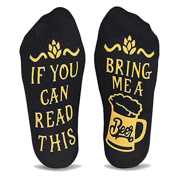 10Pair Calcetines con eslogan estampado con letras para hombre y mujer, regalos divertidos