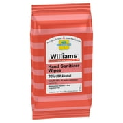 Williams Hand Sanitizer Wipes, 20 count