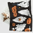 thumbnail image 6 of Rocae Halloween Ghosts And Pumpkins for Pet Blanket Dog Blanket Cat Blanket Soft Sleep for Small Medium Pet-Large, 6 of 8