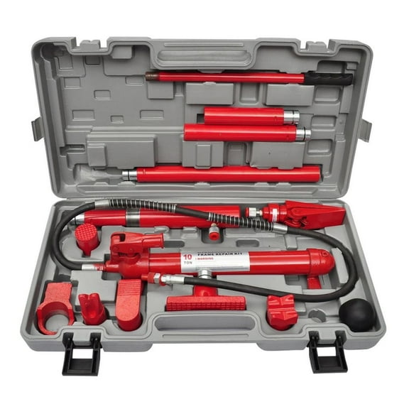 vidaXL 10 Ton Hydraulic Frame Repair Kit