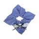 thumbnail image 3 of Cabello a cuadros Scrunchie Pein Tiete Housewarming con decoración de lazo de la cabeza de diadema elástica Ponytail para viajar Fiesta de baile Azul, 3 of 8