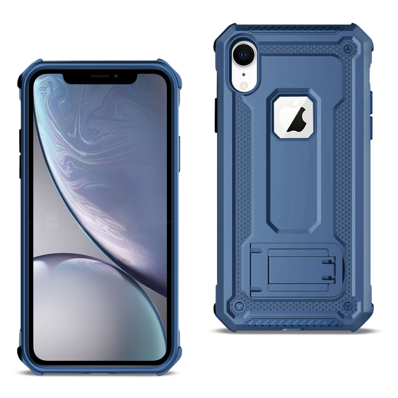 Apple Iphone Xr Case With Kickstand In Blue - Walmart.com - Walmart.com
