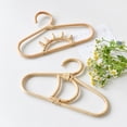 thumbnail image 3 of Kids Hanger Rainbow Moon Sun Design Non-Slip Rattan Scarf Garments Hanging Rack for Closet, 3 of 8