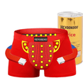 thumbnail image 4 of Calzoncillos oficiales auténticos de terapia magnética británica, 48 hilos, imanes bordados, Boxers para hombres, ángulo plano Modal en caja, 4 of 5