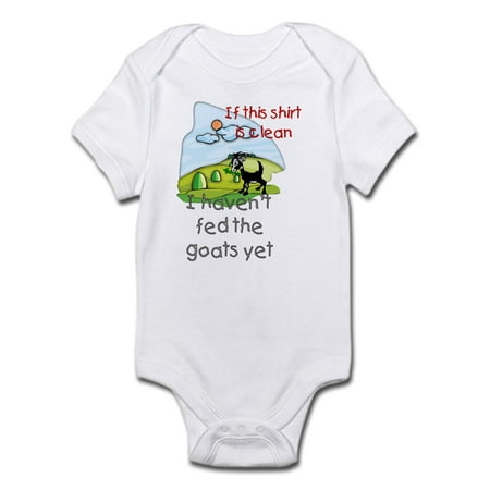 

CafePress - Haven t Fed Goats Yet Infant Bodysuit - Baby Light Bodysuit