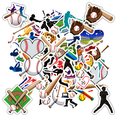 thumbnail image 5 of 35pcs Athletic Stickers Baseball Sports Stickers Team Stickers Field Stickers for Laptops Suitcases, 5 of 9