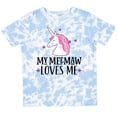 thumbnail image 3 of Inktastic My Meemaw Loves Me Unicorn Girls Toddler T-Shirt, 3 of 5