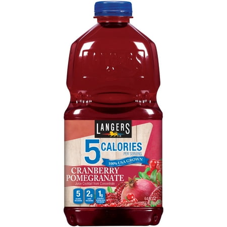 langers juice cocktail, 5 cranberry pomegranate, 64 fl oz, 1 count