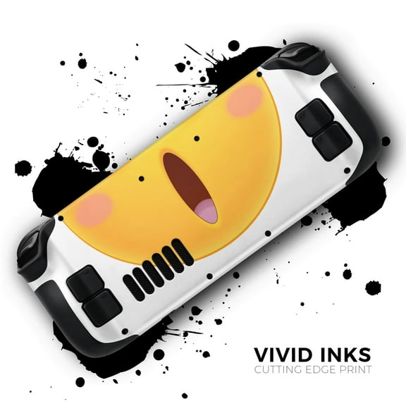 Design Skinz - Compatible with Steam Deck - Skin Decal Protective Scratch-Resistant Removable Vinyl Wrap Cover - Heart Eyes Friendly Emoticons