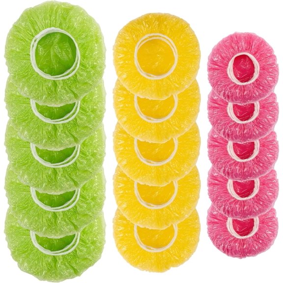 RYLZX 120Pcs Plastic Bowl Cover Elastic Fresh Keeping Bags Wrap Reusable Plastic Stretch Elastic Food Storage Covers Sourdough Baking Bread Proofing Rising(3 Sizes)