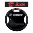 thumbnail image 1 of Fremont Die 2324588521 Calgary Flames Mesh Style Steering Wheel Cover, 1 of 4