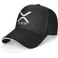 thumbnail image 2 of Xrp Ripple Baseball Cap Classic Adjustable Hat Black, 2 of 8