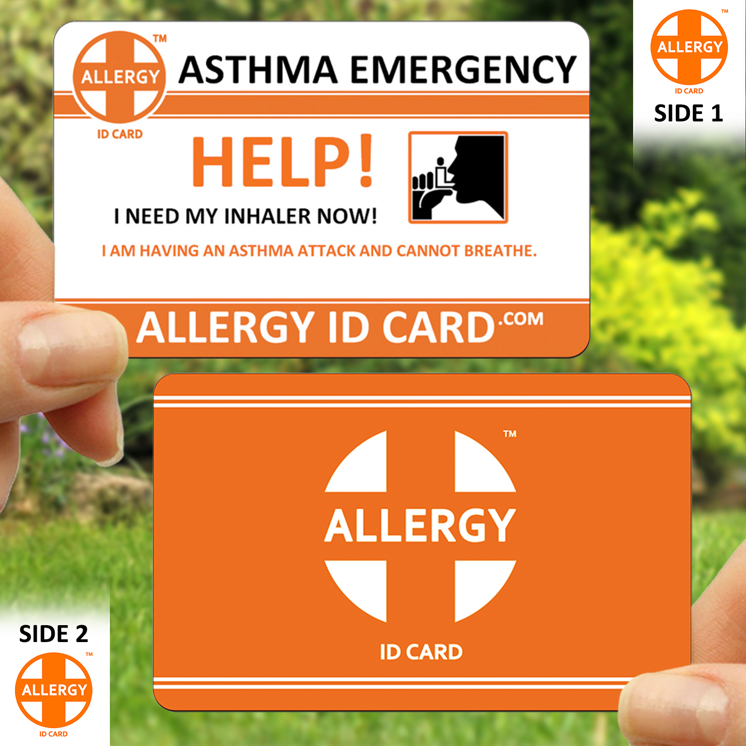 Allergy ID Card Asthma