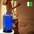 thumbnail image 4 of Portable Led 360° Usb Electric Mosquito Zapper Lamp, Outdoor Indoor Use for Home Garden Backyard, Efficient 360° Coverage 500 Sq Ft with Safe Mesh Screen, 4 of 8