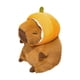 thumbnail image 1 of Peluche de capibara, juguete de peluche, figura de juguete para niños, decoración de habitación, juguete suave y cómodo para la familia naranja y s, 1 of 9