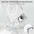 thumbnail image 4 of GAOBAO Magnetic for iPhone Air Case, Compatible with MagSafe, Glitter Transparent Shockproof Slim Bling Sparkly TPU Phone Case, 4 of 7