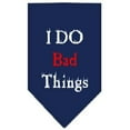 thumbnail image 5 of Pet and Dog Bandana Screen Printed, "I Do Bad Things", 5 of 10
