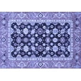 thumbnail image 1 of Ahgly Company Indoor Rectangle Abstract Blue Modern Area Rugs, 8' x 12', 1 of 4