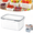 M-Grey, variant on 3-Pack Produce Saver Containers for Fridge, 4-in-1 Fruit Storage with Colander and Lid, BPA-Free Wash and Drain Box for Berries, 3 Sizes