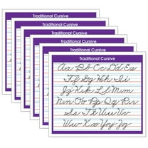 North Star Teacher Resources Adhesive Traditional Cursive Desk Prompt, Pack of 36